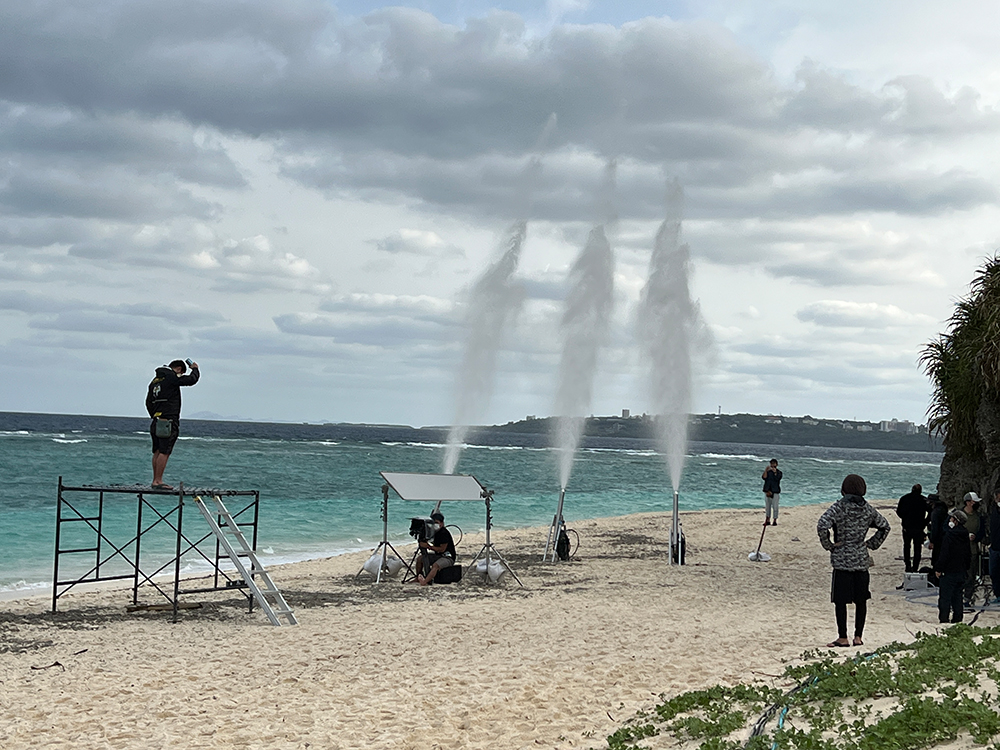 CM filming site