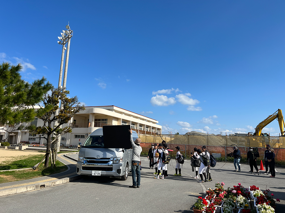 テレビCM撮影現場