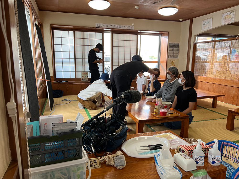 CM filming site