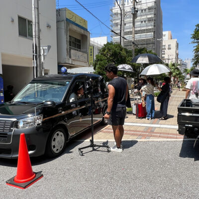 Okinawa local TV commercial of Taxi company